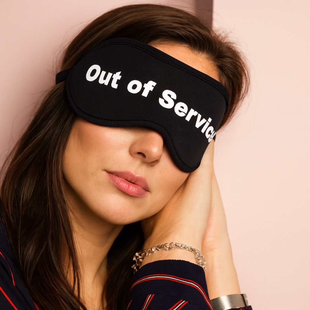 neoprene sleep mask-out of service